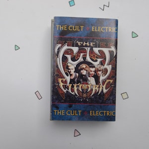 The Cult Electric Vintage 1987 Cassette Tape 80s Hard Rock Music 1980s The Cult Albums 80s Europe Classic Hard Rock The Cult Cassette Tape