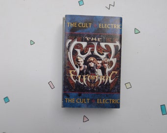 The Cult Electric Vintage 1987 Cassette Tape 80s Hard Rock Music 1980s The Cult Albums 80s Europe Classic Hard Rock The Cult Cassette Tape