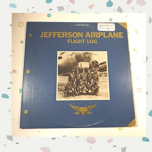 Jefferson Airplane VINYL Flight Log 1977 Psychedelic Music 70s Records Pop Rock Experimental Jefferson Starship Records 70s Music Rare Vinyl