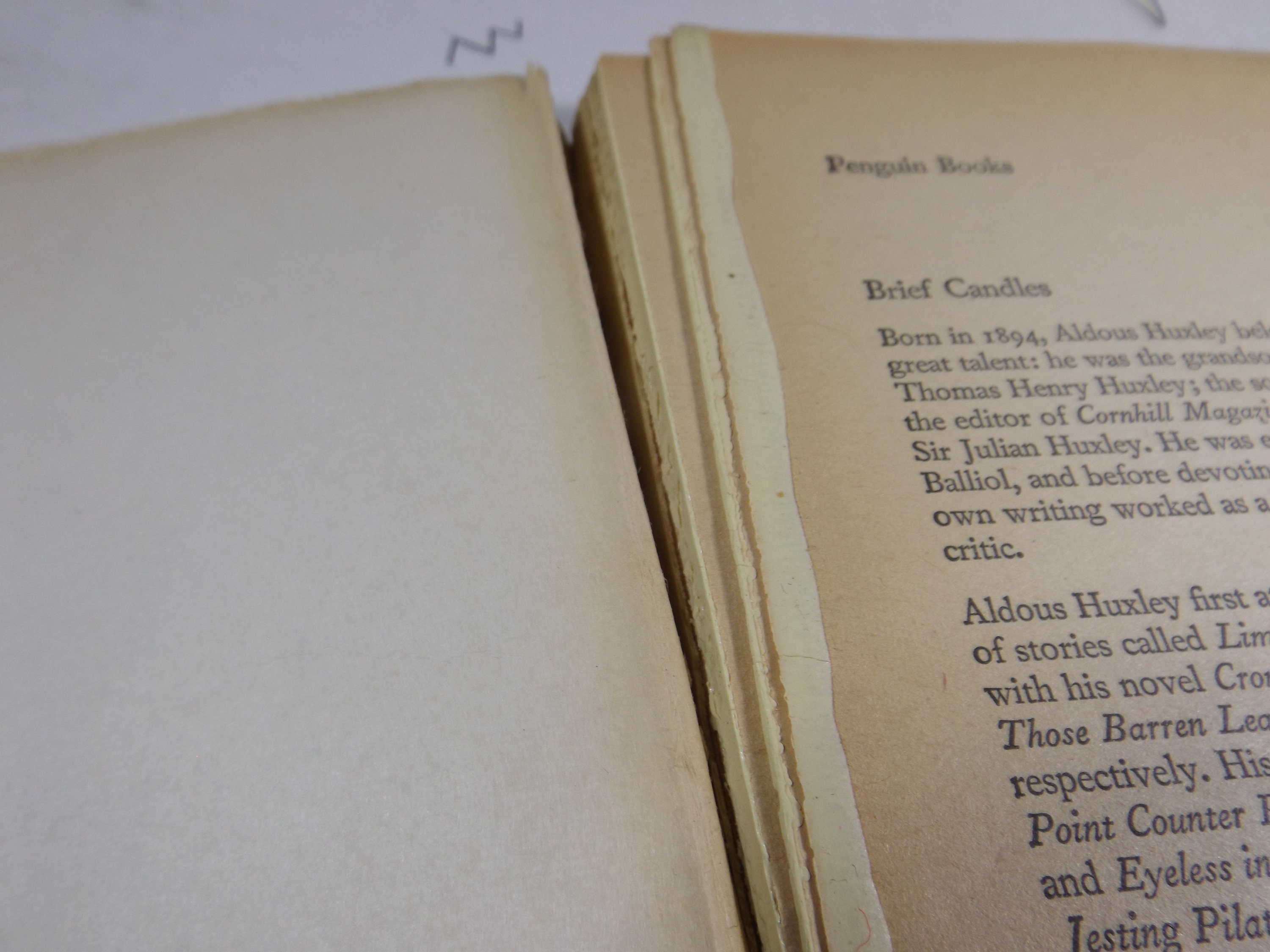 Aldous Huxley Brief Candles Short Story Collection 1930 Etsy