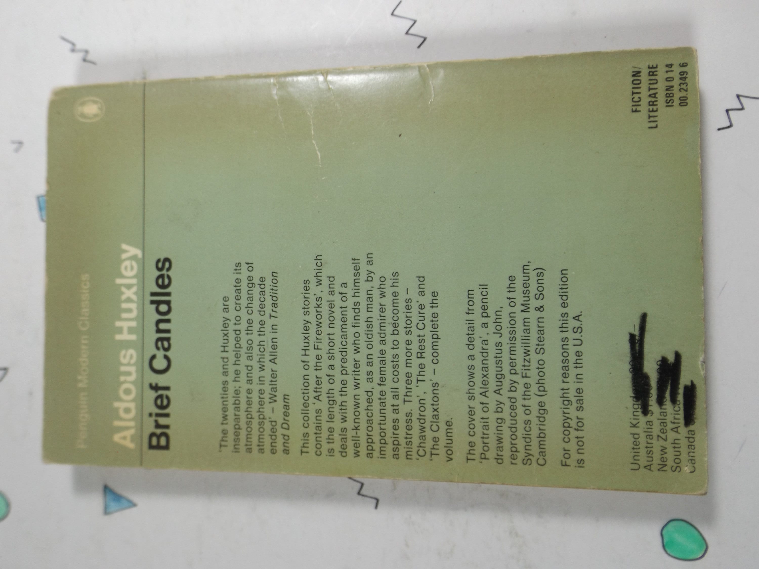 Aldous Huxley Brief Candles Short Story Collection 1930 Etsy