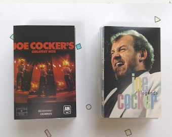 Joe Cocker Tapes Music 80s 70s Cassette Tapes British Music 80s Joe Cocker Rock n Roll Soul Vintage Audio Walkman Tapes Old Music 1980s Hit