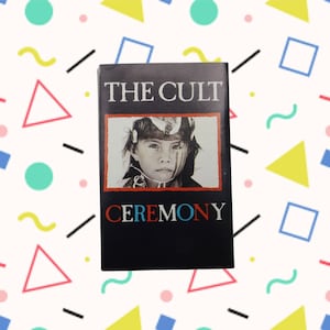 The Cult - Ceremony Vintage 1991 Hard Rock Cassette Tape 1990s Vintage Europe Classic Hard Rock The Cult Cassette Tape 90s Vintage Tapes