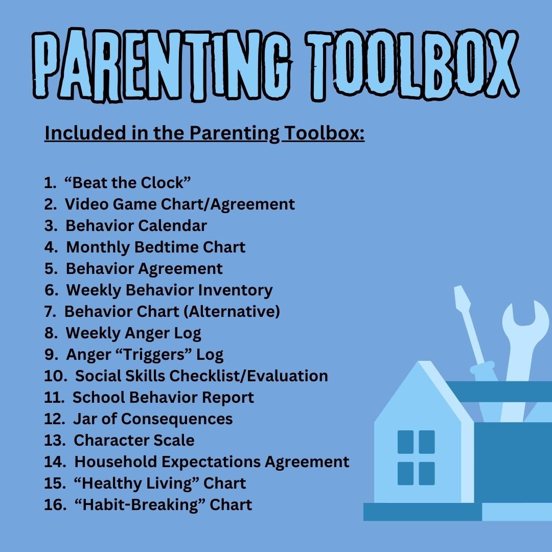 16 Parenting Printables Charts, Worksheets, Tools, and More Improve ...