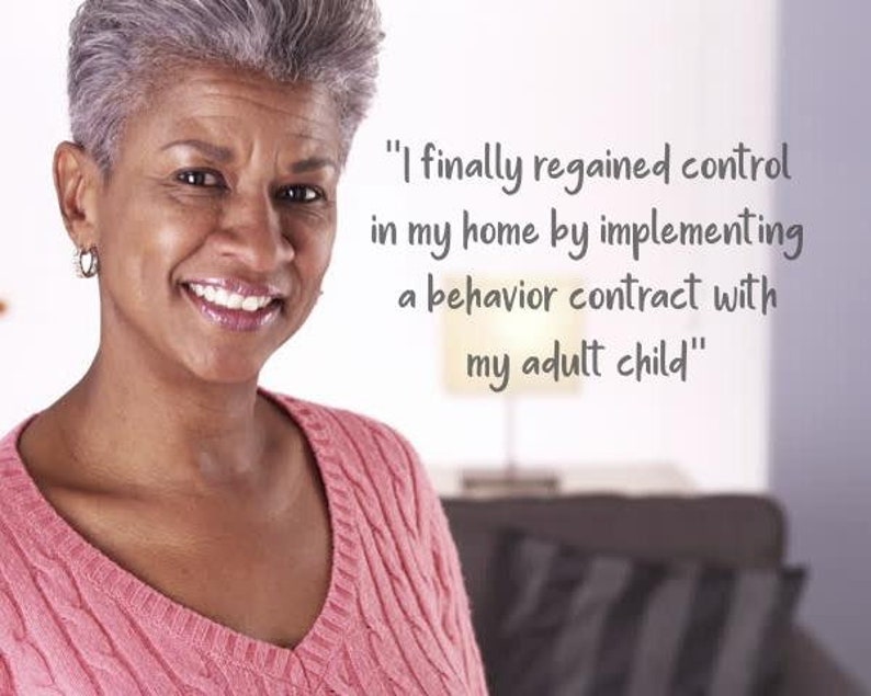 Contract for an Adult Child Living at Home Etsy