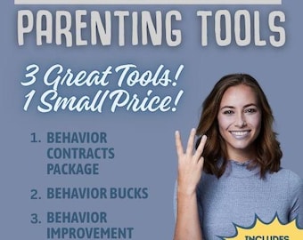 Printable Behavior Management Tools: Contracts, Chart & Behavior Bucks (Digital Download)