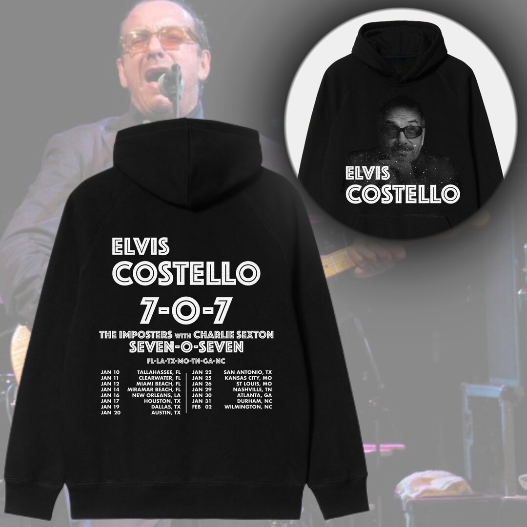 Elvis Costello 2025 Tour Unisex Tshirt Elvis Costello 707 Etsy