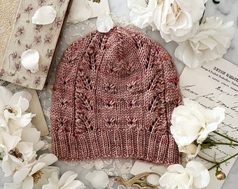Knitting Pattern: Profiterole Hat / Hat Knitting Pattern/ Textured Hat Pattern / Digital Knitting Pattern