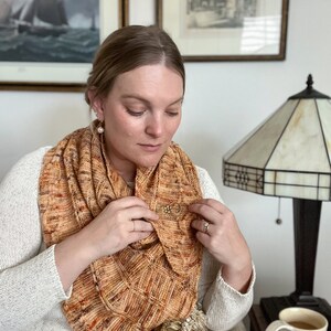 Knitting Pattern: Auklet Shawl / Digital knitting pattern, asymmetrical triangle shawl, knit lace scarf image 4