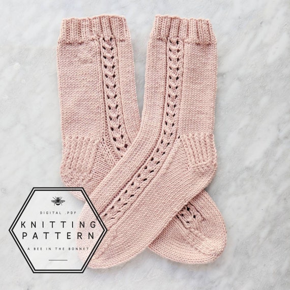 Knit Sock Pattern Santa Rosa Socks Basic Sock Pattern Easy Knit Socks Knitted Socks