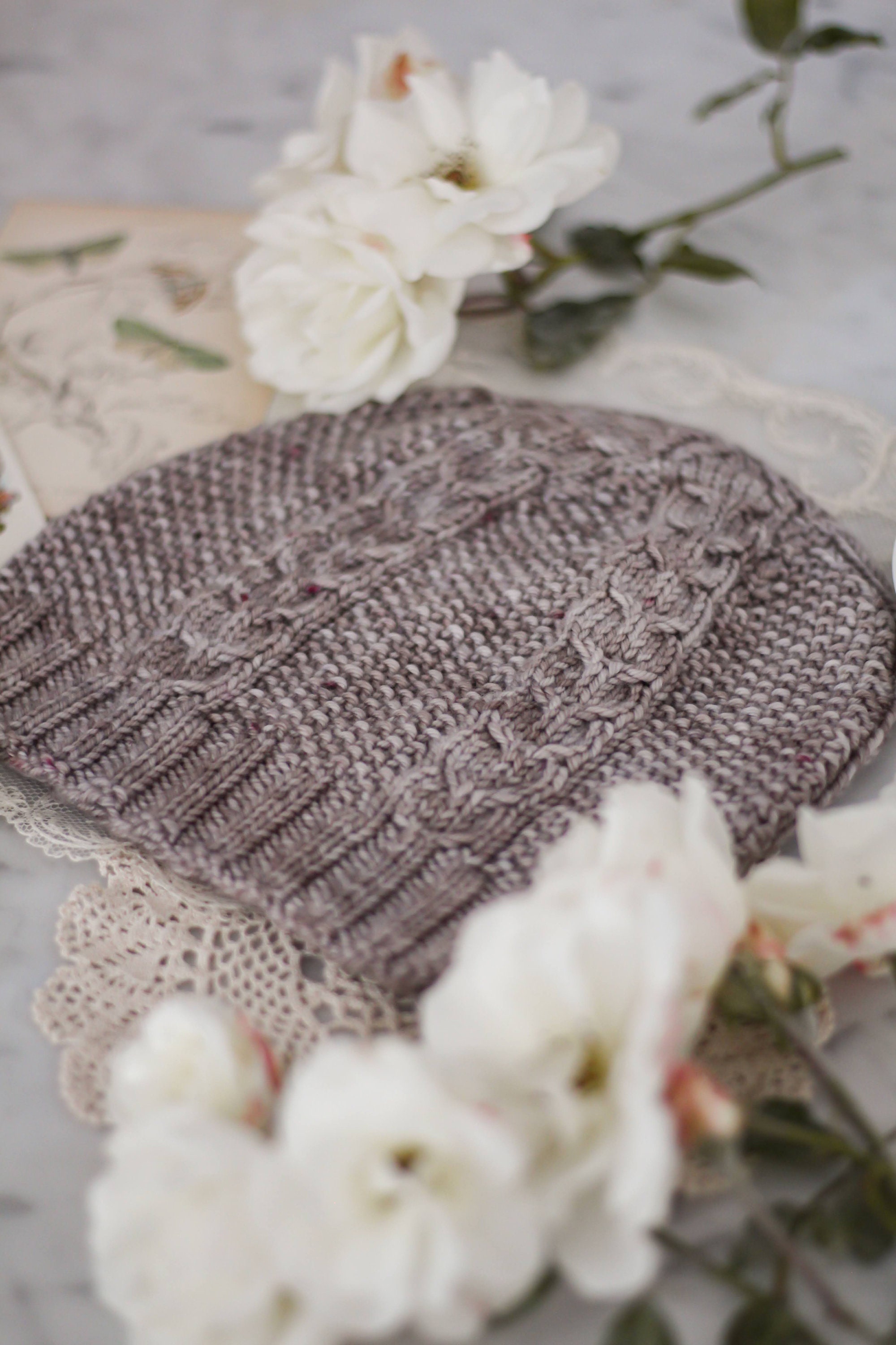 帽子 sol Hand-knitted Border Hat Hand-knitted Border Hat | SOL (soonerorlater)