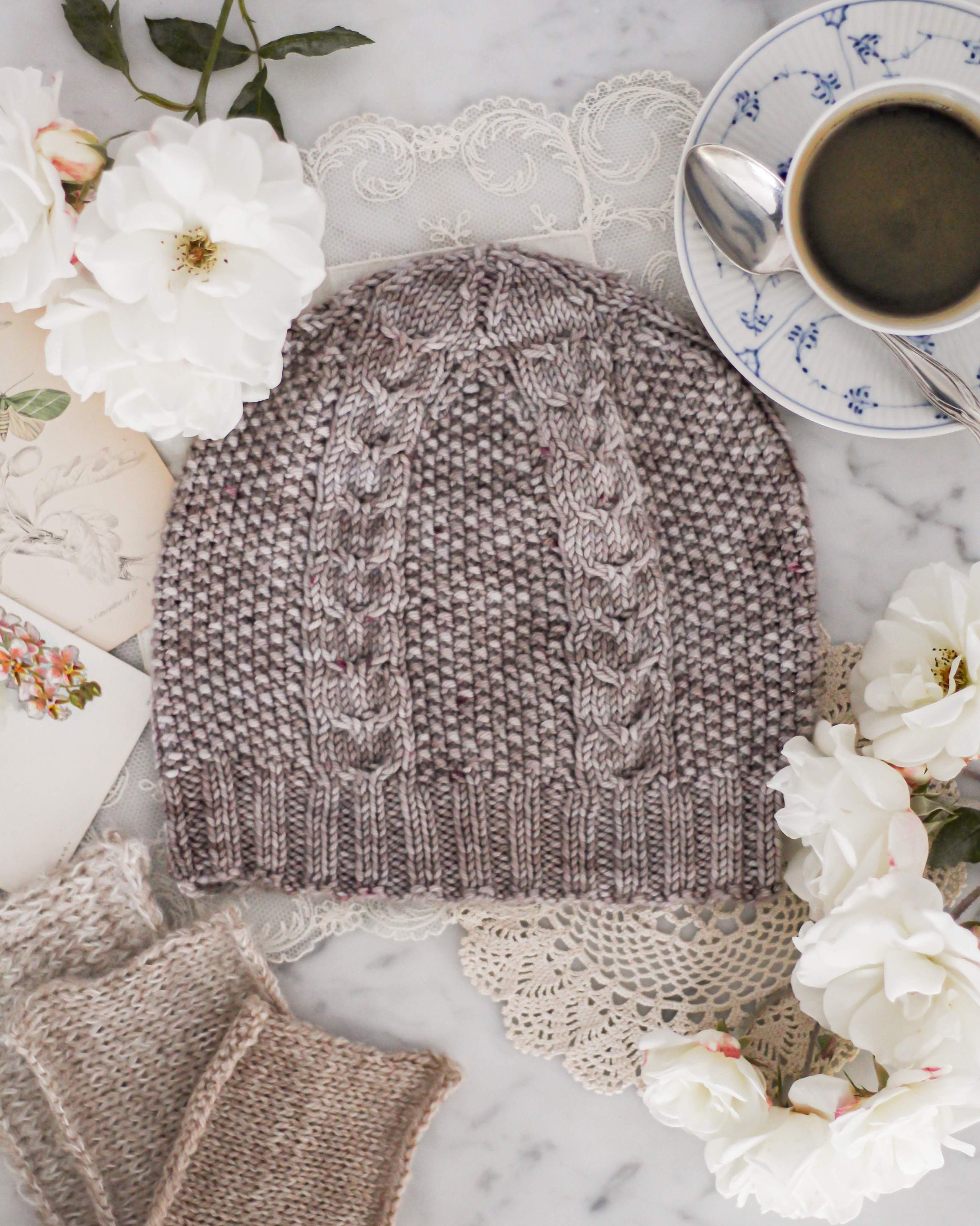帽子 sol Hand-knitted Border Hat 2f48b22a9c406aa72a8d835f68e9dd