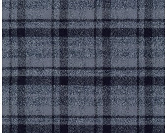 Mammoth Flannel by Robert Kaufman-grey Half Yard
