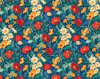 Liberty of London Florence May A Half Yard, Liberty of London Fabric, Fabric by the half yard, liberty of London