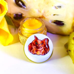 LIP CHUB Lip Balm . beyond basic cutest meow cat natural minimalist makeup in the world