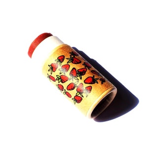 Strawberry Lip Tint . all natural makeup tinted red with real strawberries