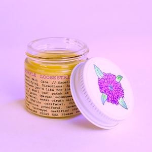 Blutweiderich Beauty Balm. Natürliche vegane feuchtigkeitsspendende Gesichts- und Körpercreme