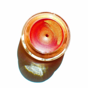 Space Rose Gold Glitter Balm . handmade shimmer body paint