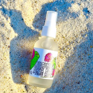 Cucumber Rose Body + Face Mist . all natural botanical body spray