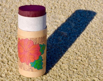 Blush Balm . cream blush tint, plant makeup, botanical tinted lip + cheek stick