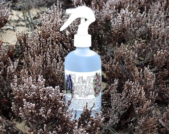 Flower Dream Space + Surface Mist. lavendel, geranium, rozemarijn natuurlijke stofnevel, cadeau nieuw huis