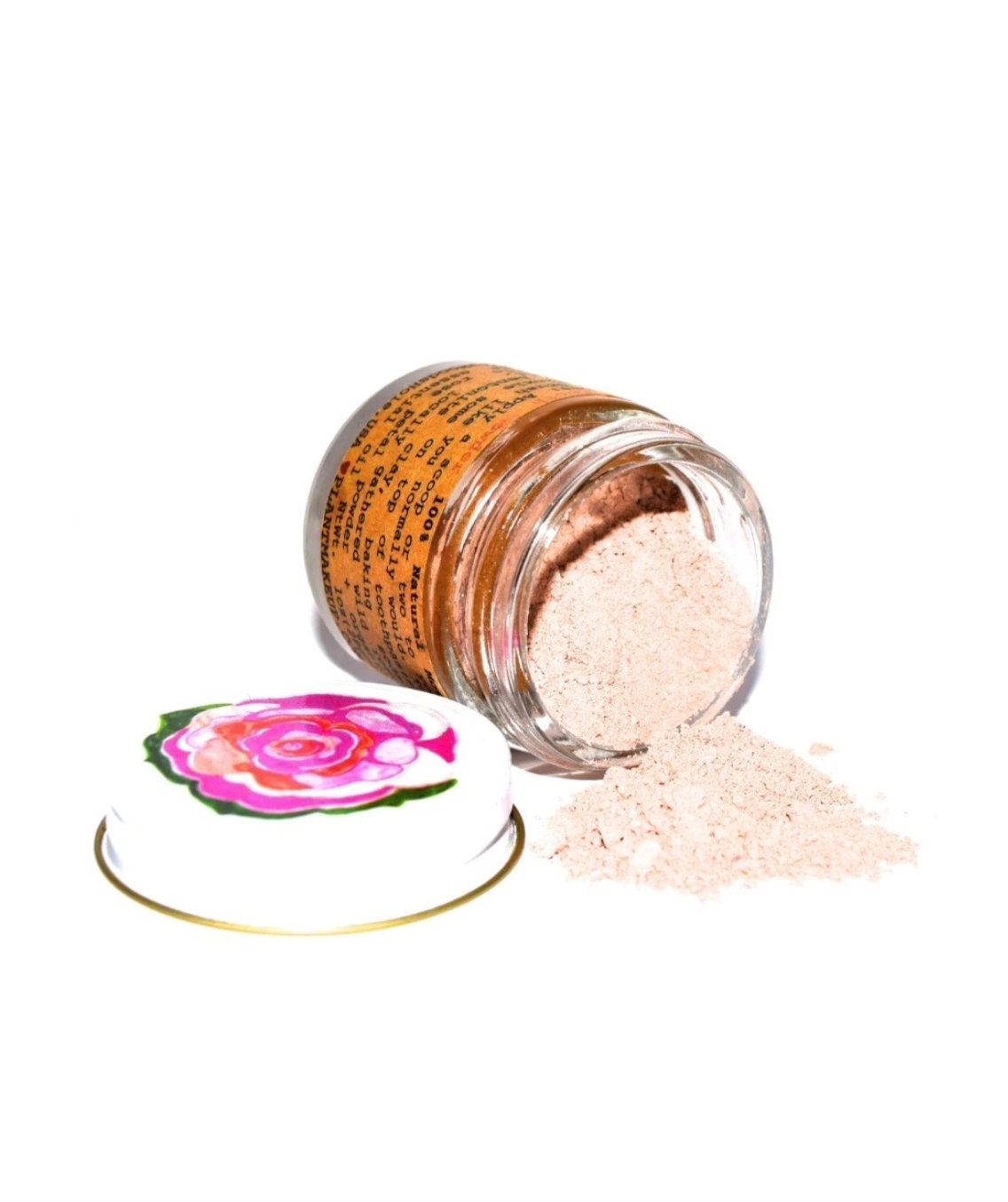 Gaia's Kiss Botanical Powder, Organic Rose Powder, Pearl Powder
