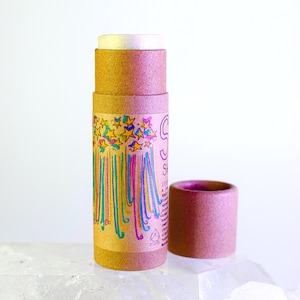 Starlight Shimmer Stick . plant based creamy golden highlighting plant makeup for cheeks, lips, lids