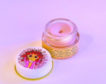 Strawberry Dreamsicle Lip Balm Scrub . natural fruity exfoliating lip treatment