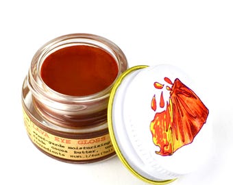 LAVA Eye Gloss . natural red eye shadow, plant makeup balm