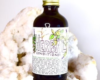Herbal Conditioner . super natural hair care aftermath made with plants!