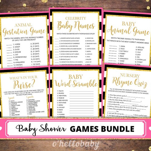 Printable Baby Shower Games Printable Diaper Raffle Baby | Etsy