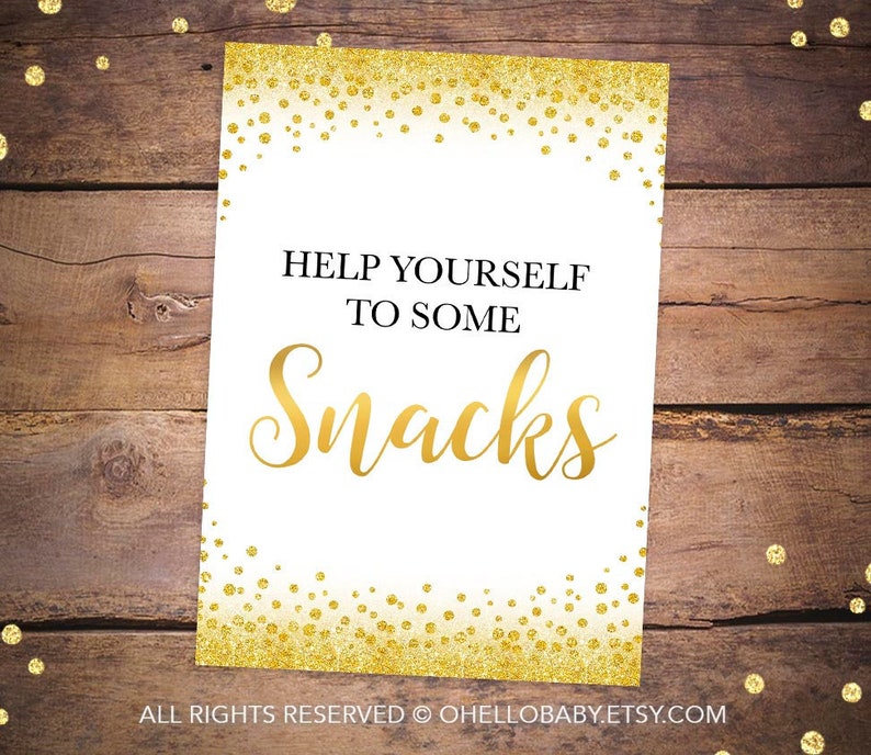Printable Snacks Indication - Meals Indications - Treats Symptoms - Gold Glitter Get together Desk Signs and symptoms - Gold Confetti Get together Food items Symptoms 016 picture relating to Printable Treats identified as Printable Snacks Indication - Meals Signs or symptoms - Treats Signs or symptoms - Gold Glitter Get together Desk Indications - Gold Confetti Social gathering Food items Indicators 016