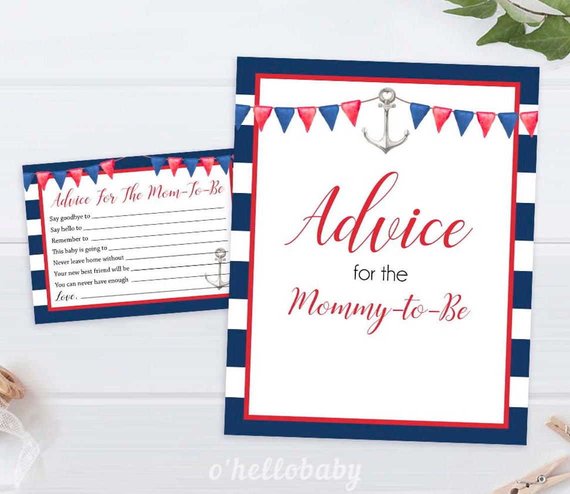 Printable Baby Shower Games Printable Advice for the | Etsy UK