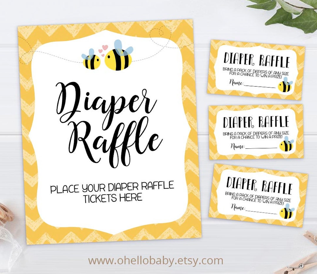 Printable Bumble Bee Baby Shower Games Yellow Baby Shower - Etsy