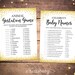 Printable Baby Shower Games Package Printable Gold Baby - Etsy