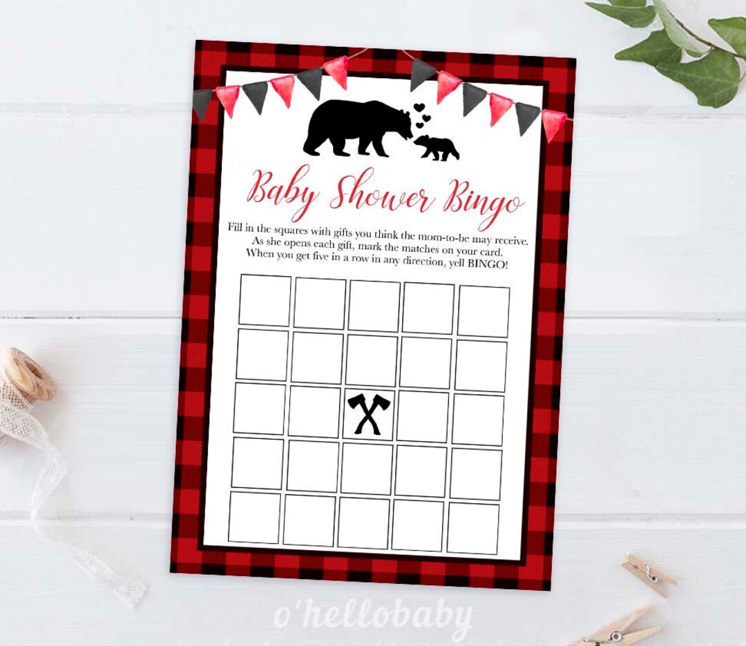 Printable Baby Shower Games Printable Printable Bingo Baby - Etsy