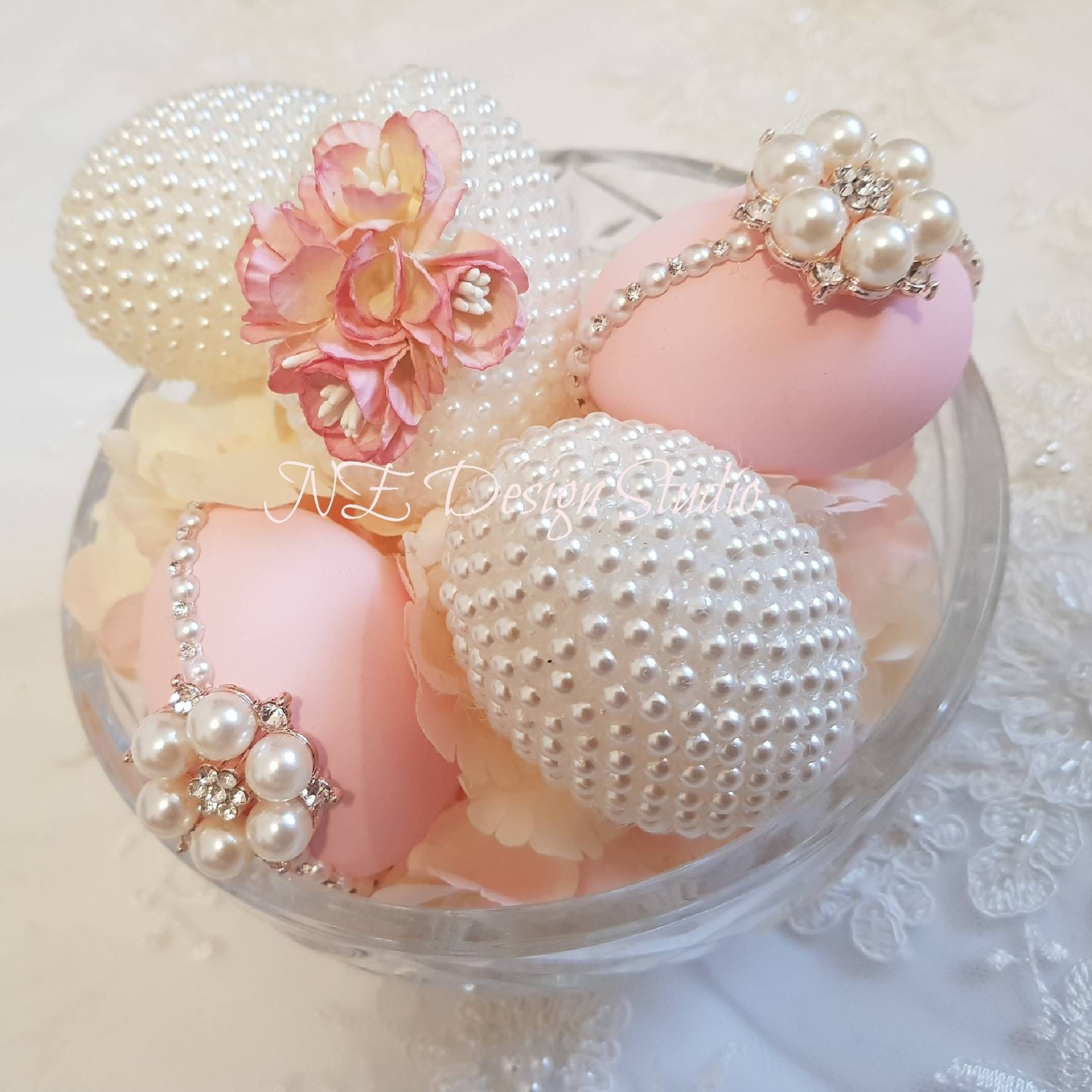 Sofreh aghd decorative eggs pearl and blush set, easter eggs