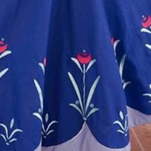 Princess Anna Embroidery EXP Files - Machine Embroidery Pattern - Princess Anna Skirt Embroidery - Princess Anna Cosplay