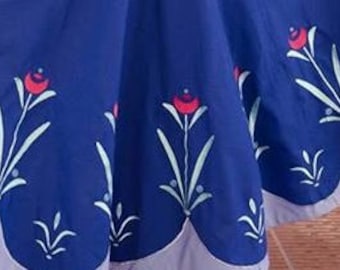Princess Anna Embroidery EMB Files - Machine Embroidery Pattern - Princess Anna Skirt Embroidery - Princess Anna Cosplay