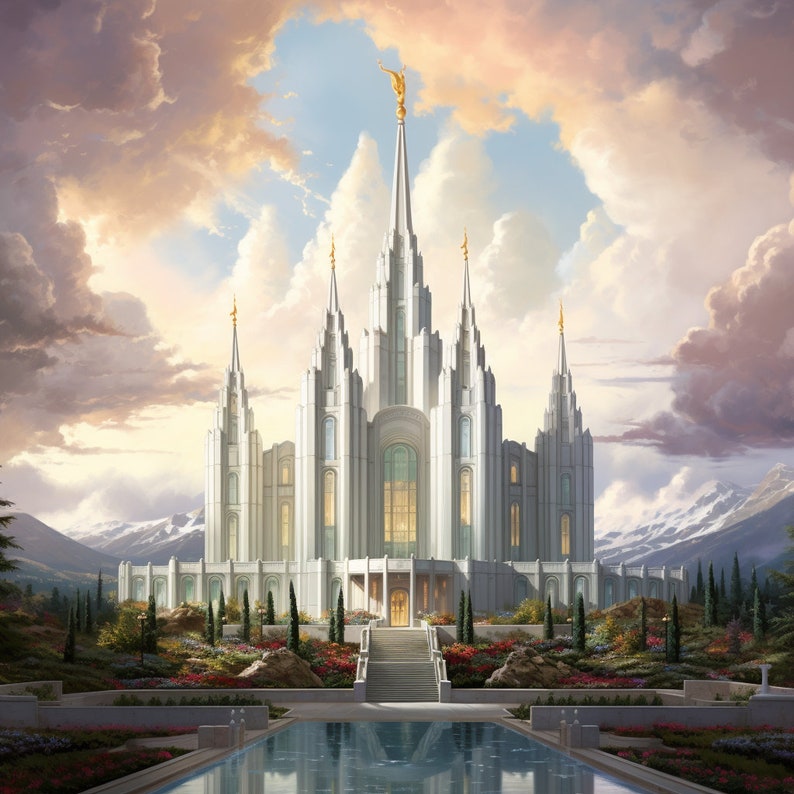LDS Template Print - Etsy