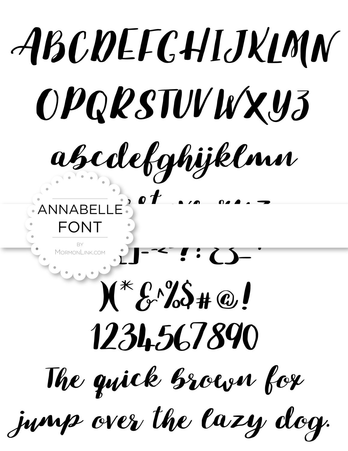 Annabelle Script Font Instant Download Digital Artwork Etsy