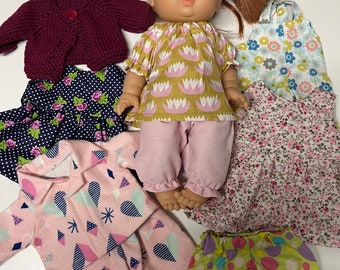 Miniland and Minikane Dolls Clothes Bundle to fit 38cm dolls