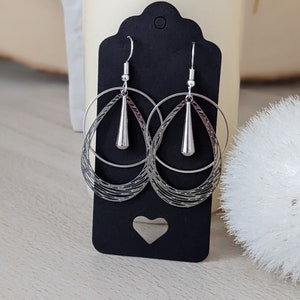 Silberohrringe/ausgefallene Ohrringe/handgemachte Ohrringe/Messingohrringe, lange Ohrringe