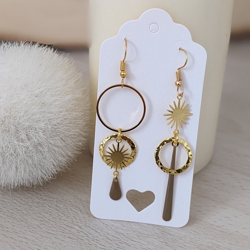 Asymmetrical Dangle Earrings