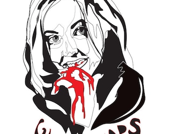 Ginger Snaps - Katharine Isabelle - Cult - Cinema - Horror - Art Print