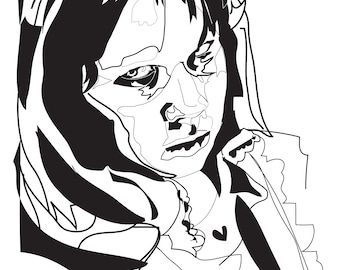 Regan - The Exorcist - Cinema - Horror - Art Print - Linda Blair