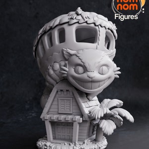 Chibi Fantasy Bus | Resin 3D Print | NomNom Figures | Display Figure | Unpainted or Hand painted