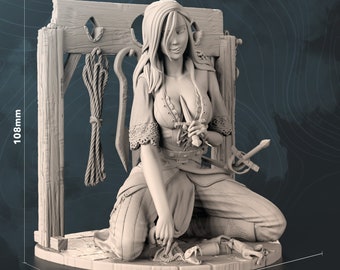 Lustful Maniac Statue | Resin 3D Print | Anime Sculpture | MODEL KIT | UNPAINTED | Bulkamancer