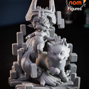 Chibi Mednir | Resin 3D Print | DIY KIT | NomNom Figures