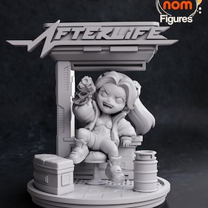 Chibi Becca | Resin 3D Print | Anime Sculpture | DIY KIT | UNPAINTED | NomNom Figures